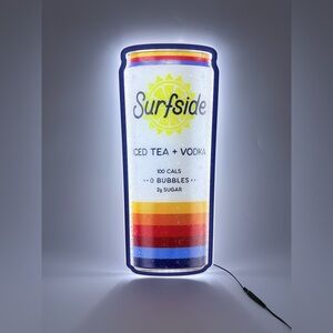 Surfside Vodka Drink LED Light Sign Neon Sign NOB! Bar Man Cave